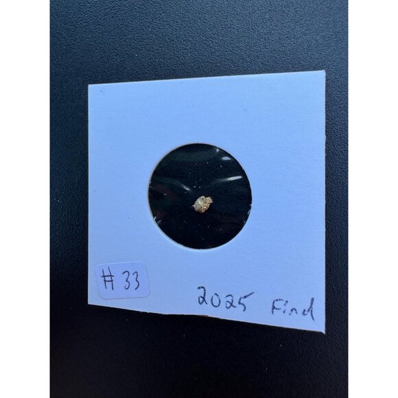Arizona Gold Nugget - American Mined Gold - Genuine Gold Specimen 0.09 grams #33 - Picture 5 of 7